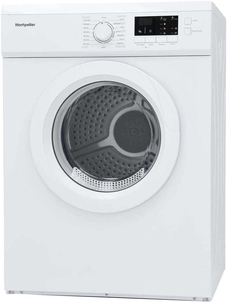 Montpellier MVSD7W 7kg Vented Tumble Dryer: White