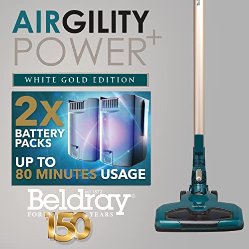 Beldray Airgility+ Cordless Stick Vacuum: 22.2V Battery