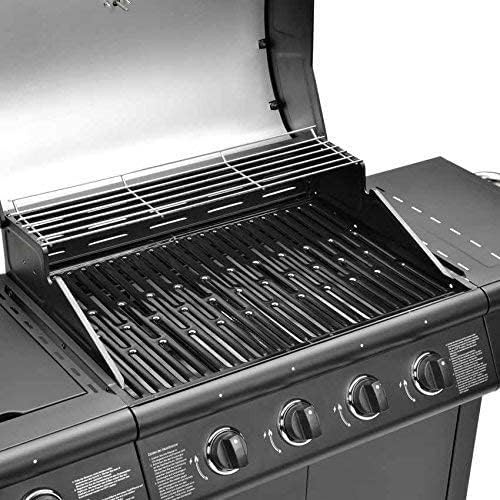 CosmoGrill Pro Deluxe 5-Burner Gas BBQ with Side Burner