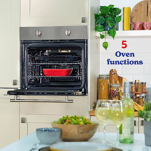 Russell Hobbs 70L Electric Built-in Oven: Black, 5 Functions