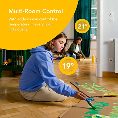 tado° Smart Radiator Thermostat 3-Pack - Wi-Fi Multi-Room Control