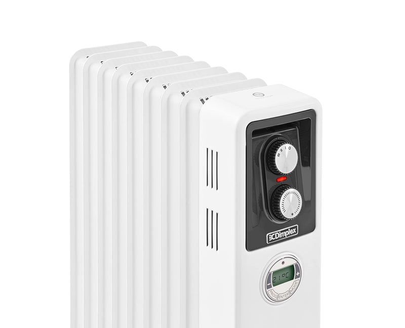 Dimplex 2kW Portable Eco Radiator, Oil Free Column Heater, White