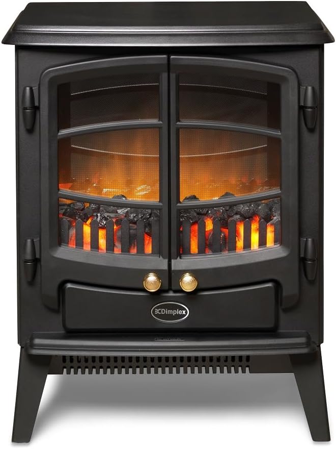 Dimplex Tango Electric Stove, Matte Black Free Standing, LED Flame