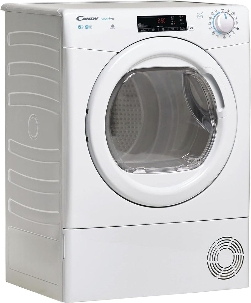 Candy CSOEC9TG 9kg Condenser Dryer, Sensor Dry, WiFi, White