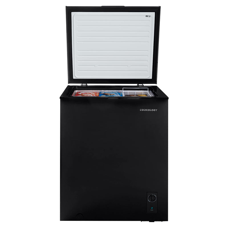 Cookology CCFZ142BK 142L Chest Freezer, Black, 4 Star Rating