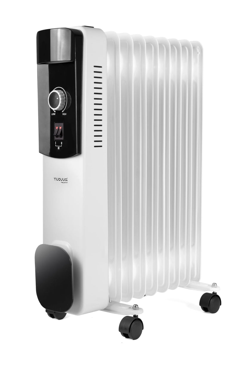 Nuovva 11 Fin 2500W Radiator: Free Standing Electric Heater