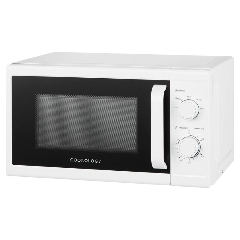 Cookology CMAFS20LSL Freestanding Microwave, 800W, Silver