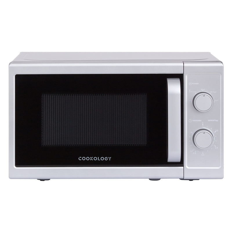 Cookology CMAFS20LSL Freestanding Microwave, 800W, Silver