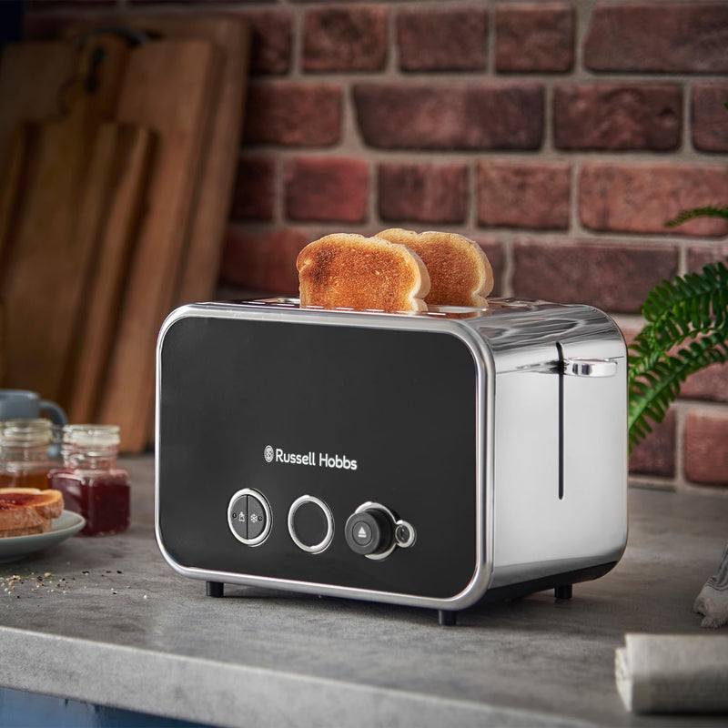 Russell Hobbs 2 Slice Distinctions Toaster: Stainless Steel