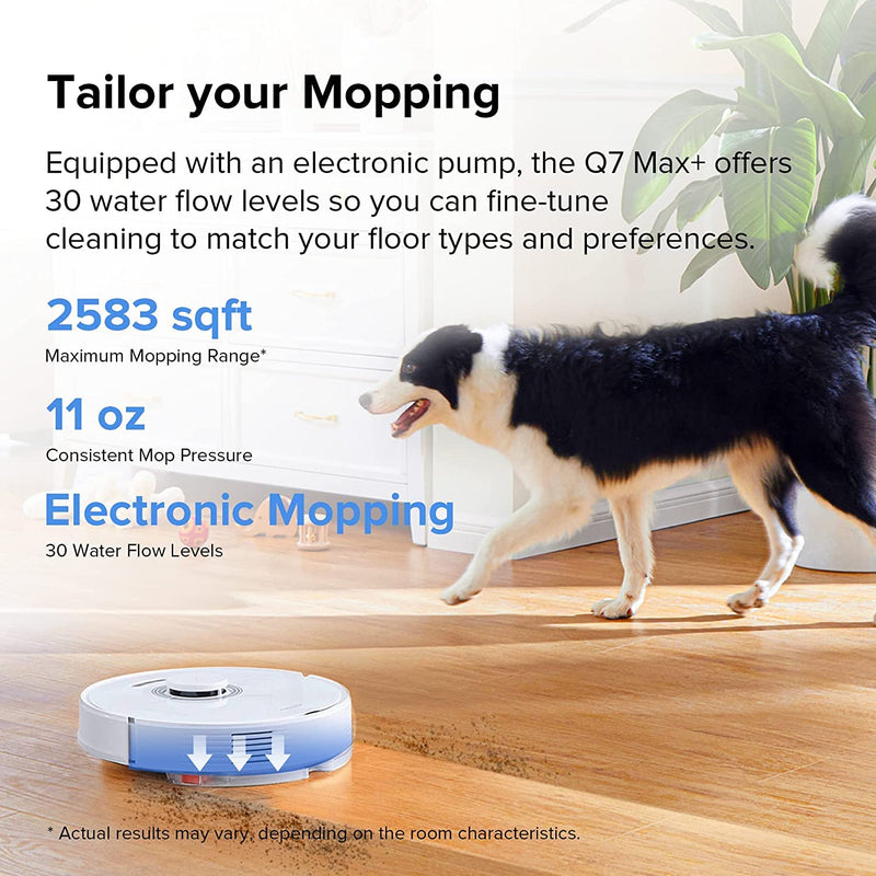 Roborock Q7 Max+ Robotic Vacuum: Hands-Free Cleaning, 4200Pa Suction