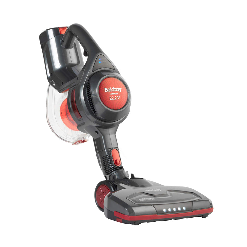 Beldray Airgility+ Cordless Stick Vacuum: 22.2V Battery