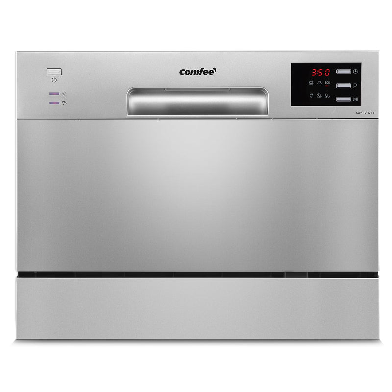 COMFEE' 14 Place Dishwasher, Whisper Quiet 44dB, Stainless Steel