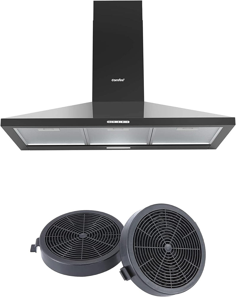 COMFEE' 60cm Chimney Cooker Hood PYRA17B-60 Wall Mounted Range Hood