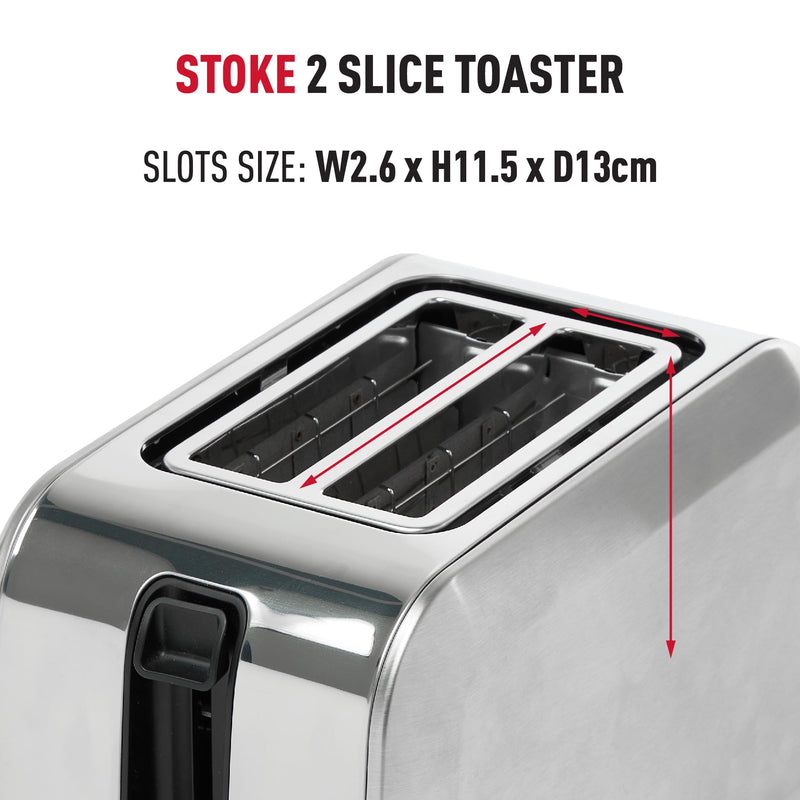 Haden Heritage 4-Slice Toaster, Adjustable Browning, Reheat, Defrost