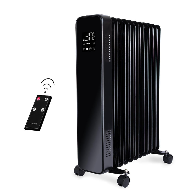 Nuovva 11 Fin 2500W Radiator: Free Standing Electric Heater