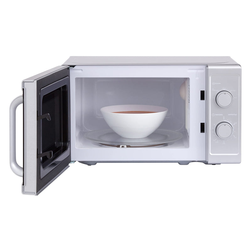 Cookology CMAFS20LSL Freestanding Microwave, 800W, Silver