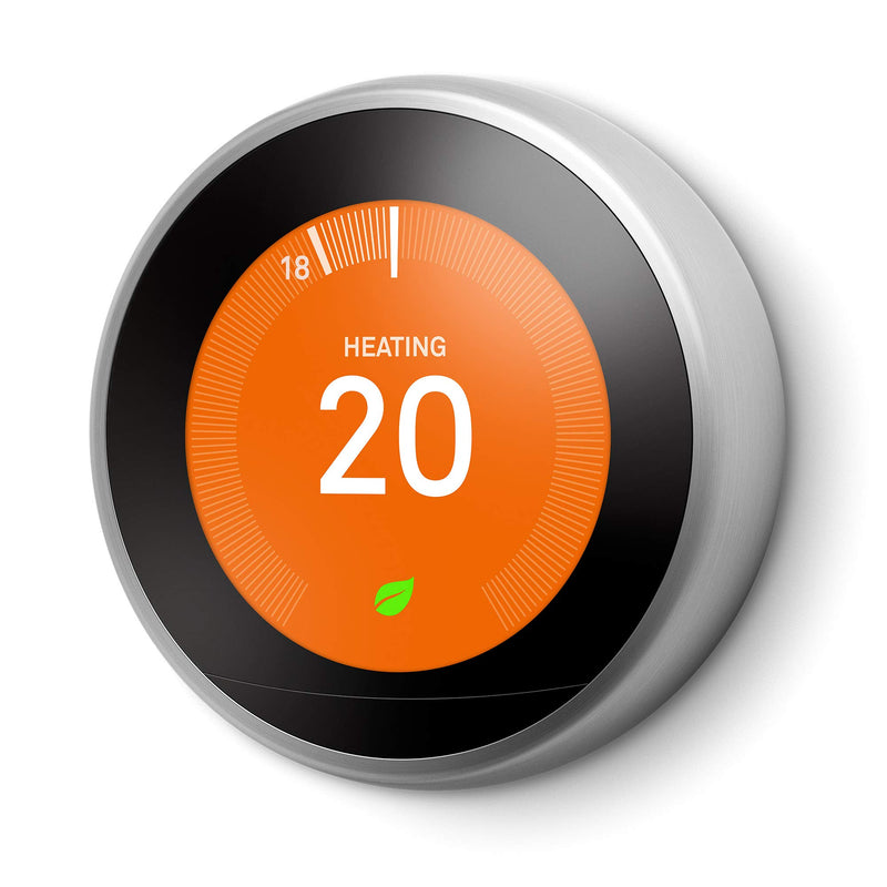 Google Nest Learning Thermostat 3rd Gen - Stainless Steel