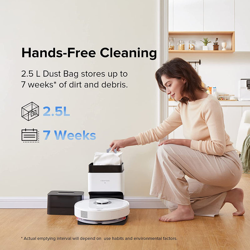 Roborock Q7 Max+ Robotic Vacuum: Hands-Free Cleaning, 4200Pa Suction