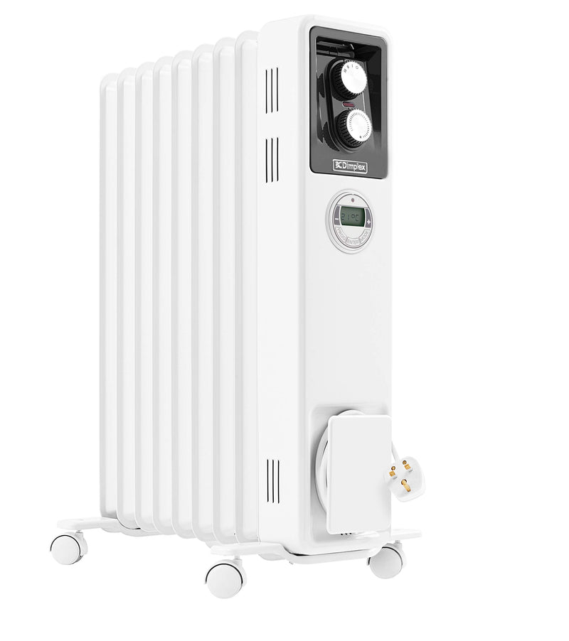 Dimplex 2kW Portable Eco Radiator, Oil Free Column Heater, White