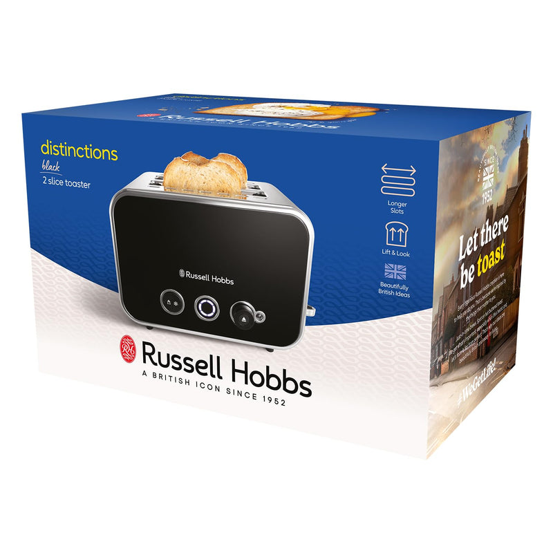 Russell Hobbs 2 Slice Distinctions Toaster: Stainless Steel