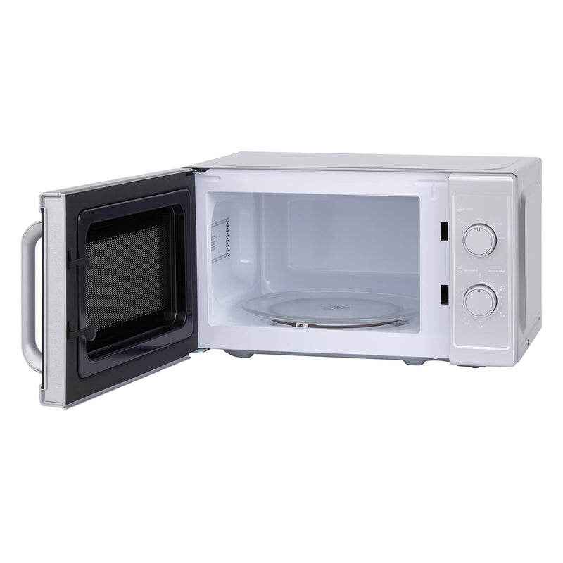 Cookology CMAFS20LSL Freestanding Microwave, 800W, Silver