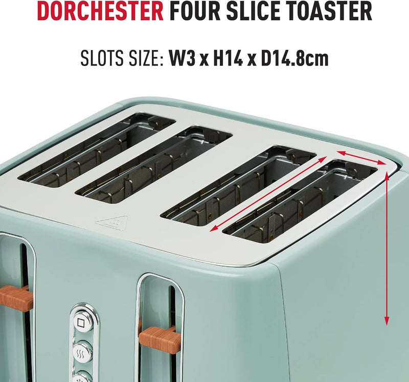 Haden Dorchester 4-Slice Toaster - LCD Display