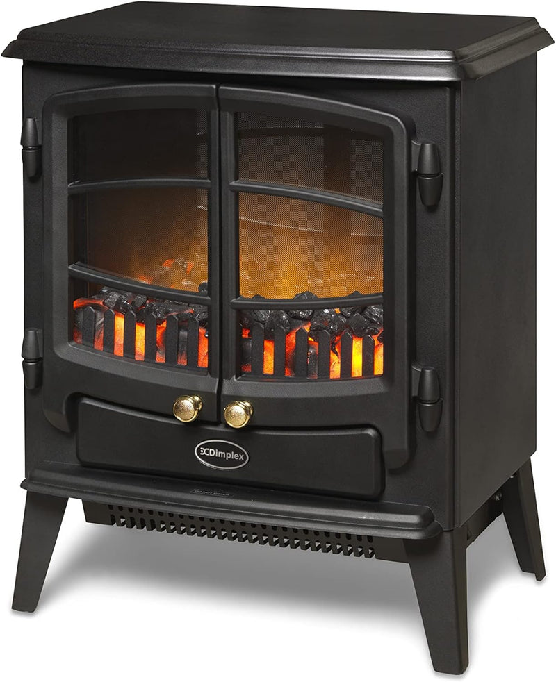 Dimplex Tango Electric Stove, Matte Black Free Standing, LED Flame