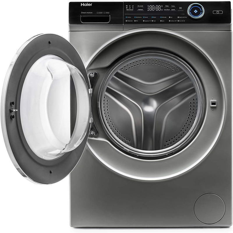 Haier Freestanding Washer Dryer, 10kg/6kg Load, 1400RPM, Graphite