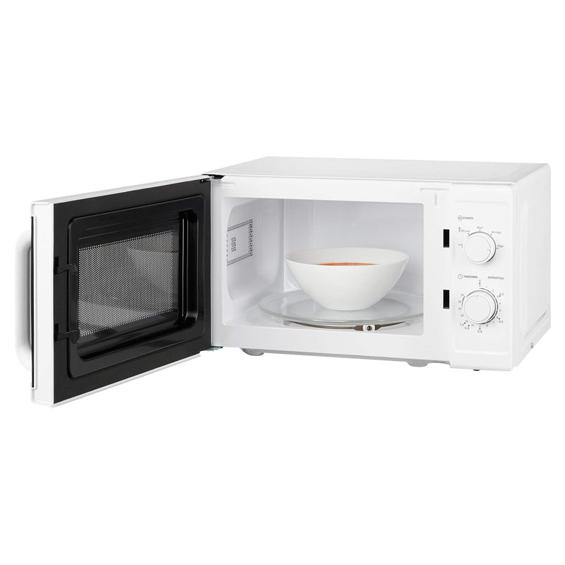 Cookology CMAFS20LSL Freestanding Microwave, 800W, Silver