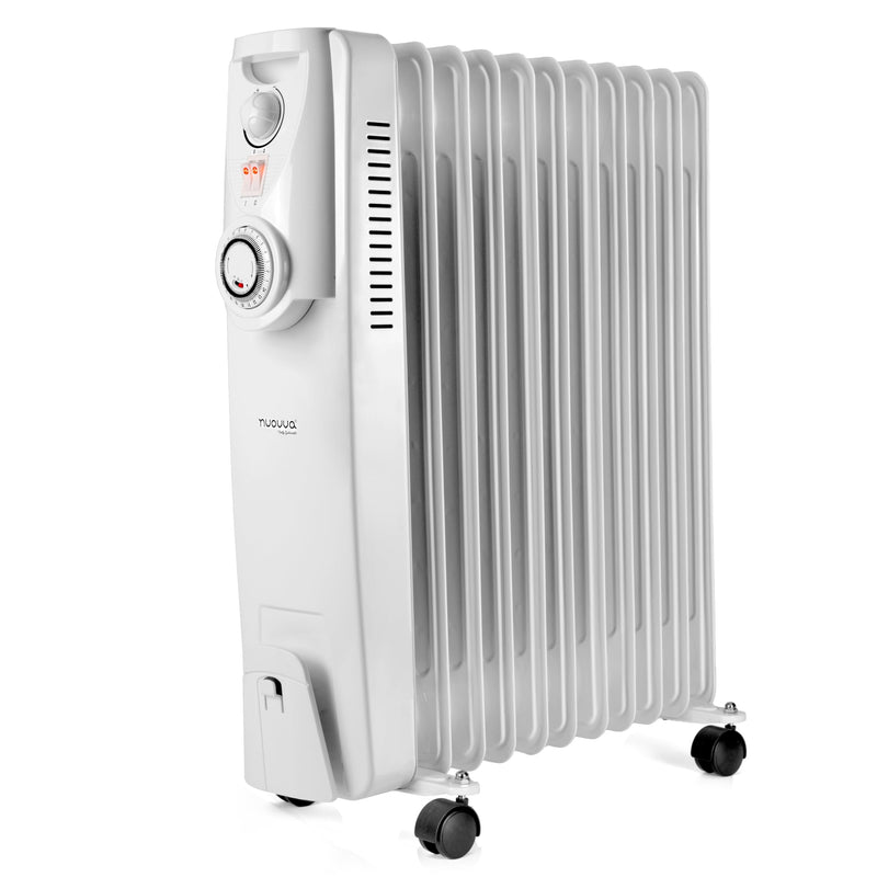 Nuovva 11 Fin 2500W Radiator: Free Standing Electric Heater