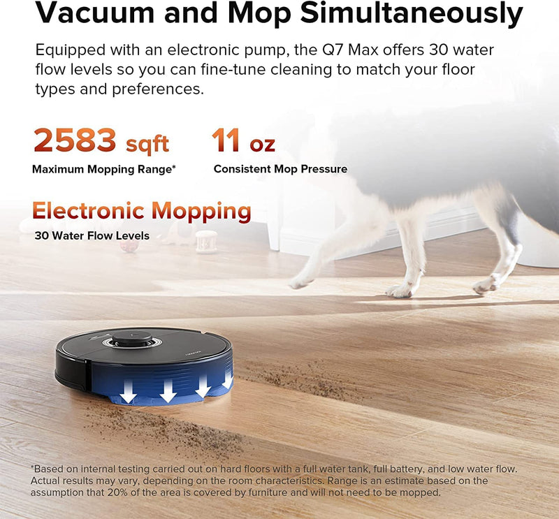 Roborock Q7 Max+ Robot Vacuum: Hands-Free Cleaning, 4200Pa Suction