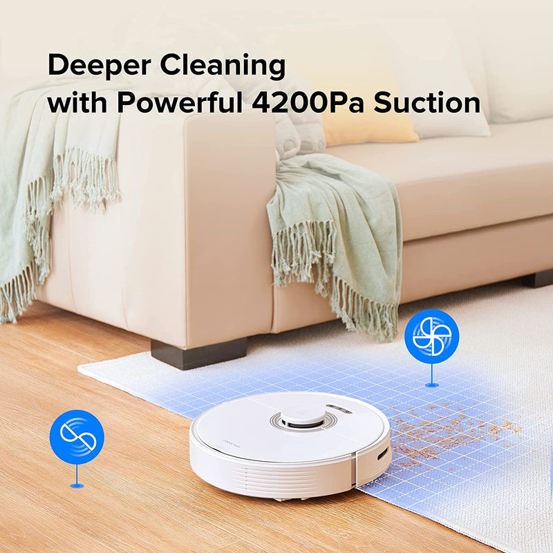 Roborock Q7 Max+ Robotic Vacuum: Hands-Free Cleaning, 4200Pa Suction