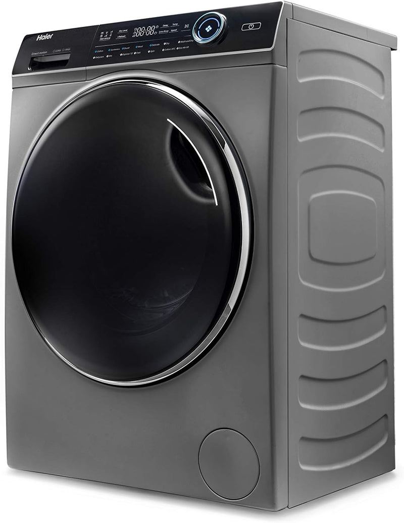 Haier Freestanding Washer Dryer, 10kg/6kg Load, 1400RPM, Graphite