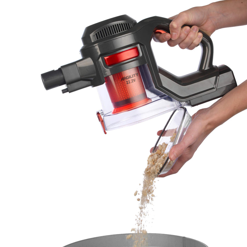 Beldray Airgility+ Cordless Stick Vacuum: 22.2V Battery