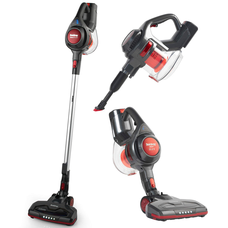 Beldray Airgility+ Cordless Stick Vacuum: 22.2V Battery