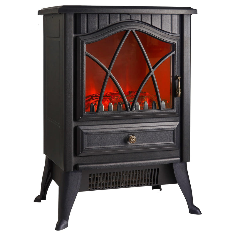 VonHaus Electric Stove Heater: 1850W, Indoor Log Effect, Portable