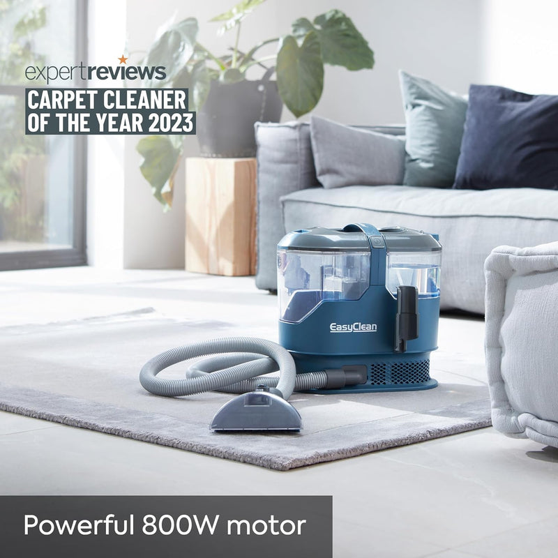 Vacmaster EasyClean Spot Cleaner: Powerful 800W Motor, 2 Tools, Solution