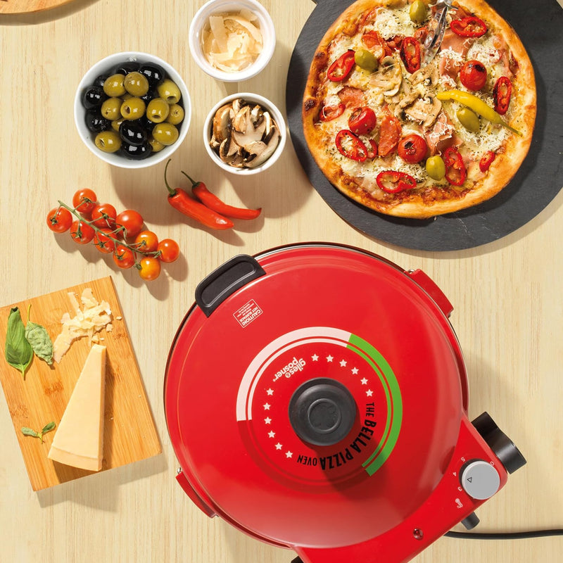 Giles & Posner Bella Pizza Oven, 1200W, 5 Heat Settings