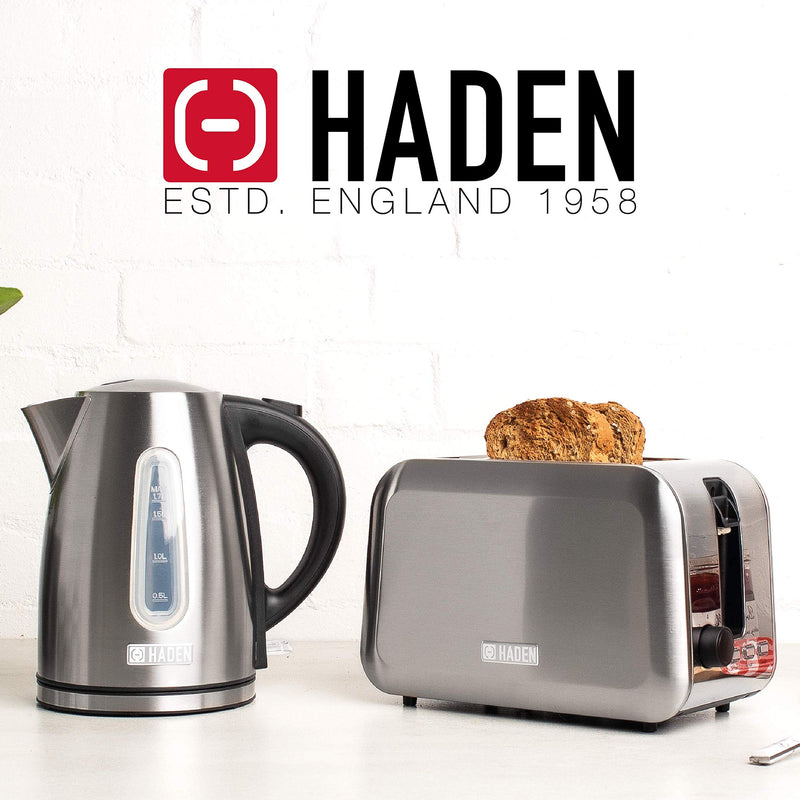 Haden Heritage 4-Slice Toaster, Adjustable Browning, Reheat, Defrost