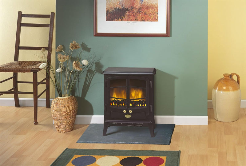 Dimplex Tango Electric Stove, Matte Black Free Standing, LED Flame