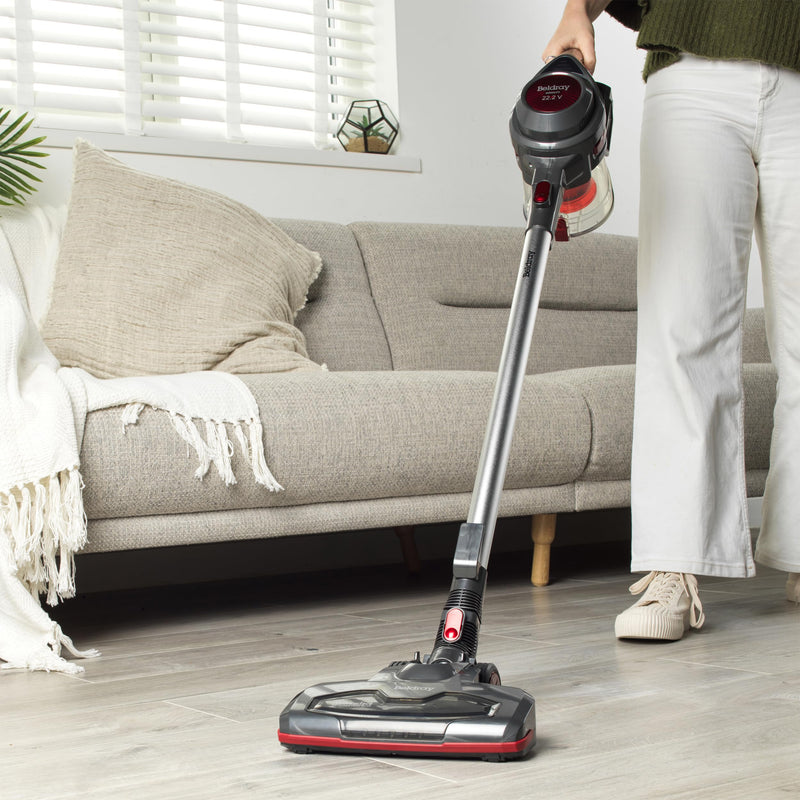 Beldray Airgility+ Cordless Stick Vacuum: 22.2V Battery