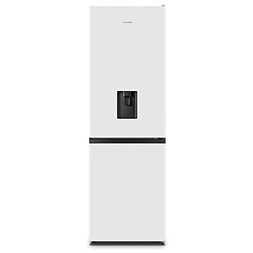 Hisense RB327N4WWE 55cm Fridge Freezer, 251L, Non-plumbed Dispenser