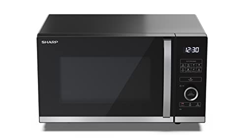 Sharp Compact 20L 800W Digital Microwave with 1050W Grill - Black