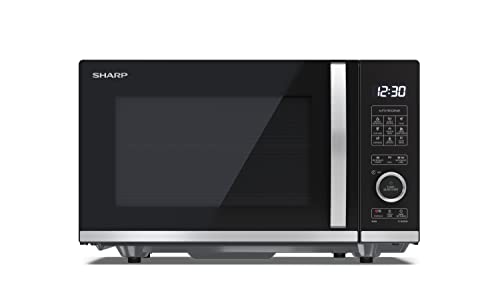 Sharp Compact 20L 800W Digital Microwave with 1050W Grill - Black