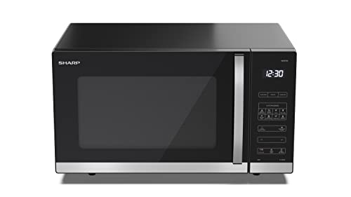 Sharp Compact 20L 800W Digital Microwave with 1050W Grill - Black