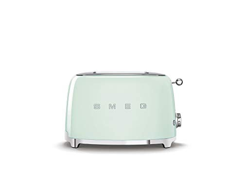 Smeg TSF01CRUK Retro Style 2 Slice Toaster - Cream