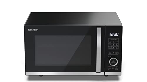 Sharp Compact 20L 800W Digital Microwave with 1050W Grill - Black