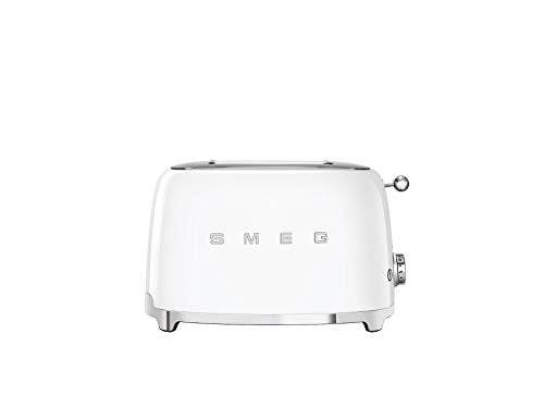 Smeg TSF01CRUK Retro Style 2 Slice Toaster - Cream