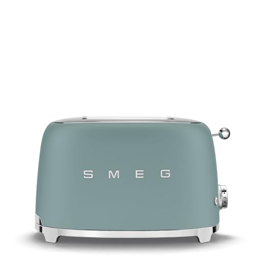 Smeg TSF01CRUK Retro Style 2 Slice Toaster - Cream