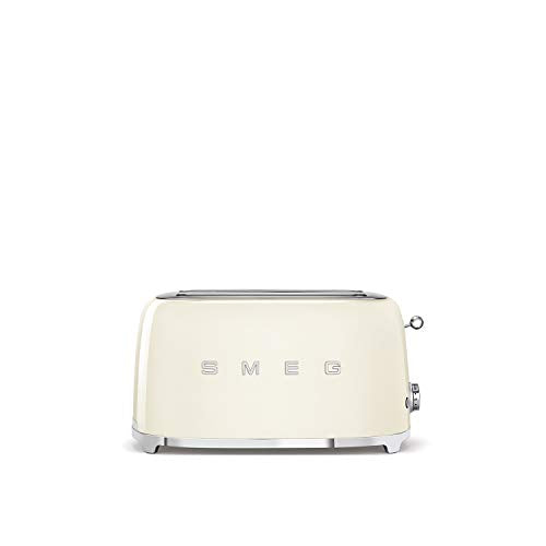 Smeg TSF01CRUK Retro Style 2 Slice Toaster - Cream